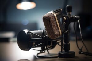 mics on a table